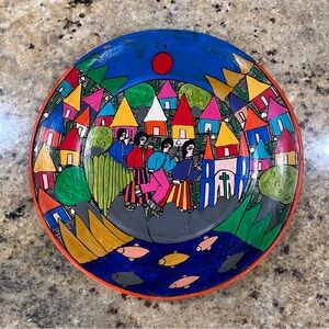 Hand Painted Talavera Plate Platter Made in Mexico